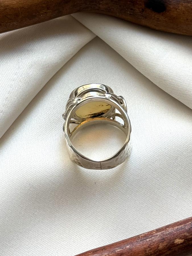 купить Кольцо из серебра с опалом,16,8 размер  , фото 4