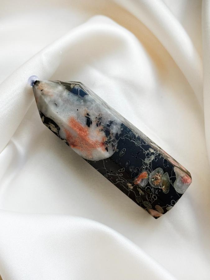 Столбик (обелиск) из яшмы, 8 х 2,7 см ST-0013, фото 2