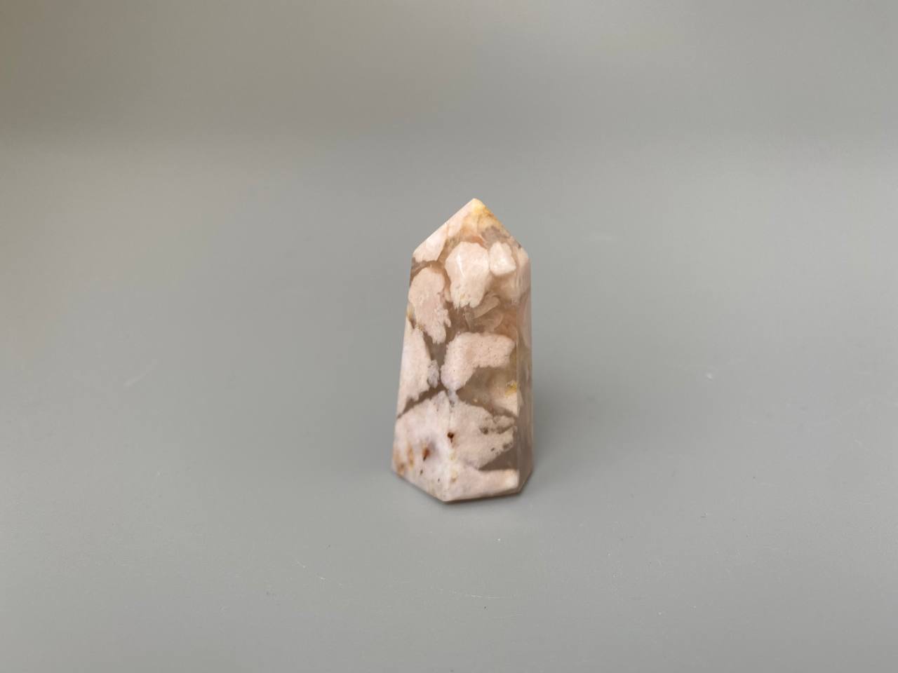Столбик (обелиск) из цветочного халцедона 4,3х1,4х1,9 см ST-0034, фото 2