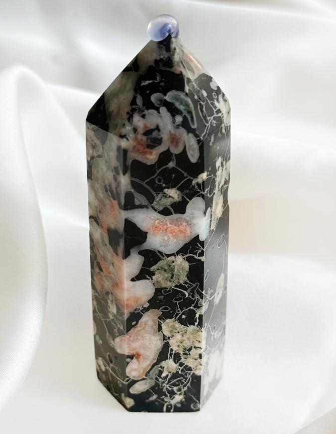 Столбик (обелиск) из яшмы, 8 х 2,7 см ST-0013, фото 1