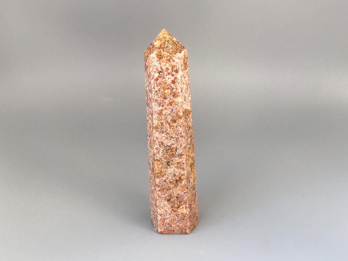Столбик (обелиск) из яшмы 10,5х2,4х2,4 см ST-0105, фото 1