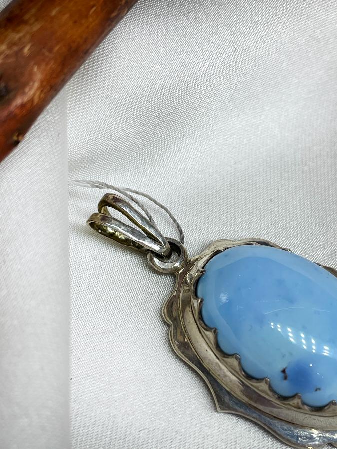 Кулон из серебра с бирюзой  U-9, фото 4