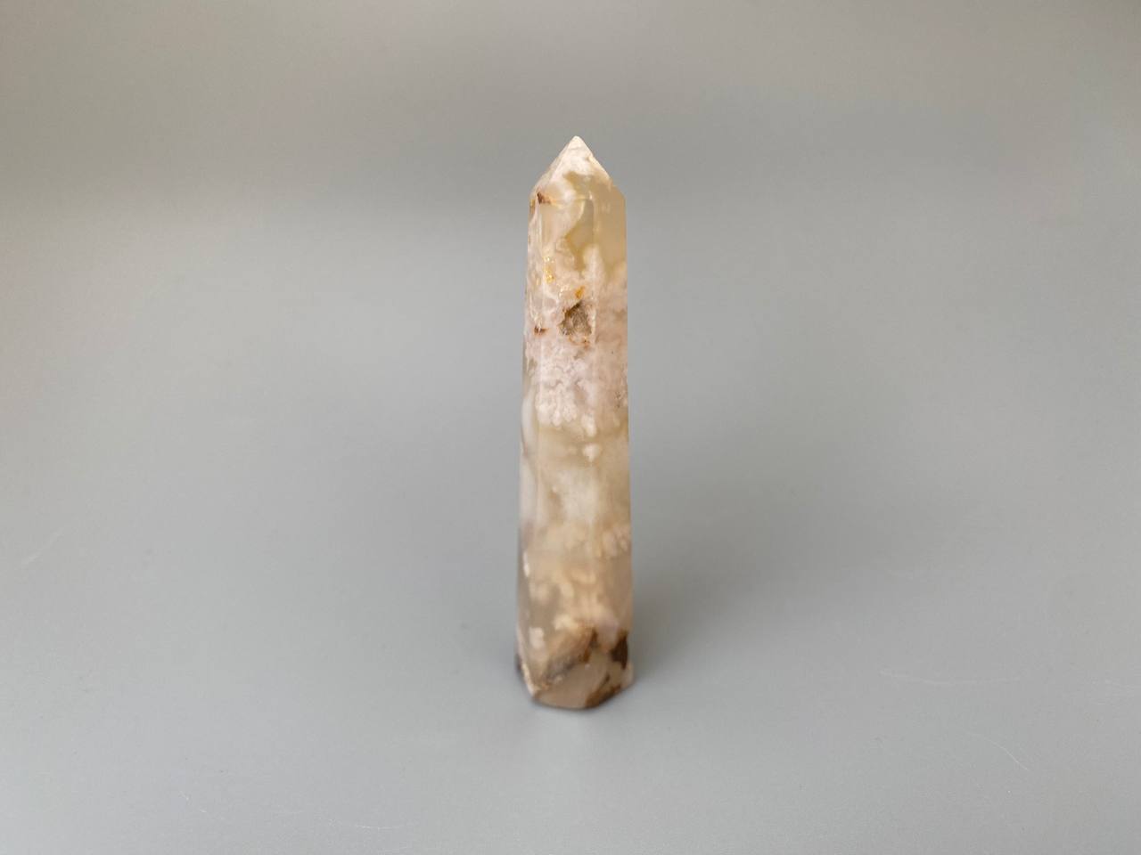 Столбик (обелиск) из цветочного халцедона 7,2х1,6х1,3 см ST-0008, фото 1