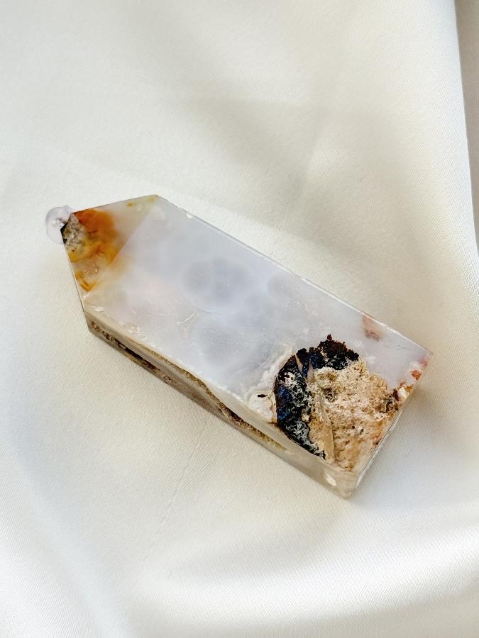 Столбик (обелиск) из халцедона, 6 х 2,2 см ST-0024, фото 5