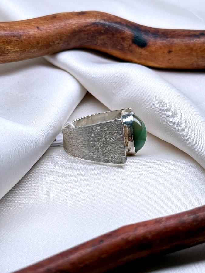 купить Кольцо из серебра с опалом,18 размер  , фото 3