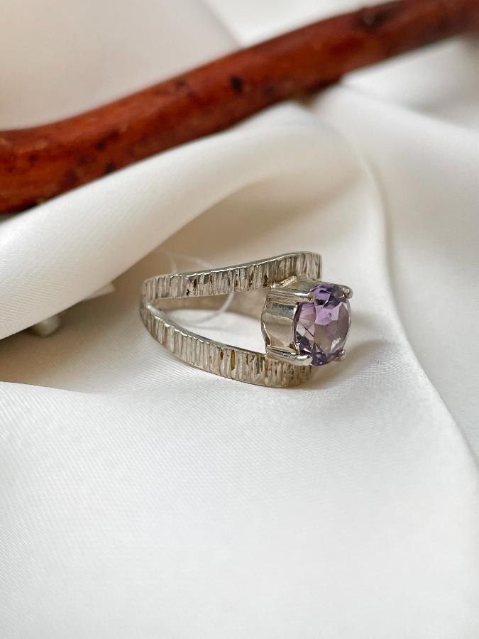 купить Кольцо из серебра с аметистом,16,5 размер  , фото 3