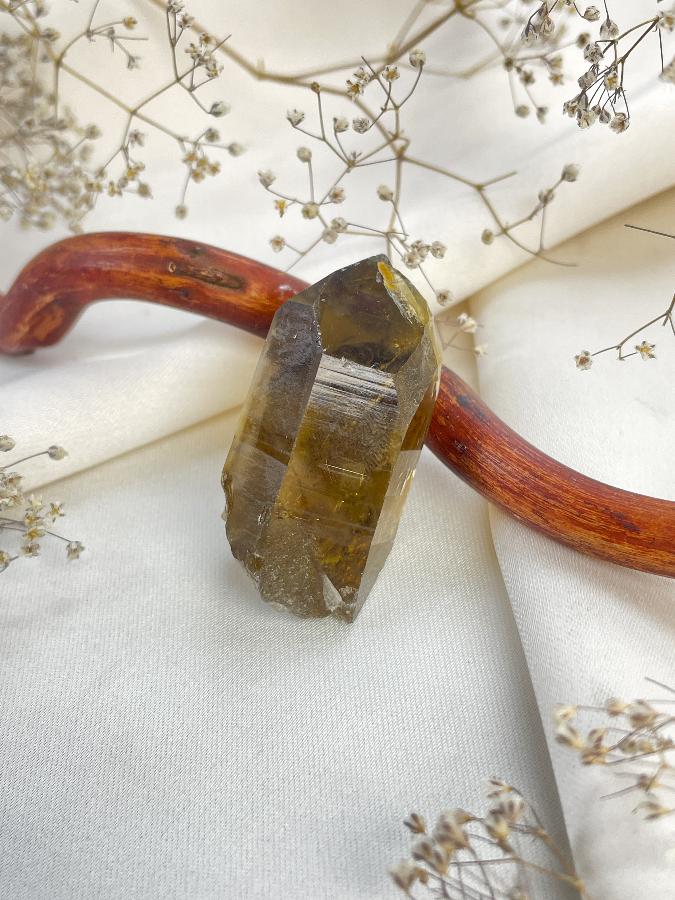 Кристалл цитрина (облагороженный), 4 х 2,1 х 1,8 KR-0054, фото 3