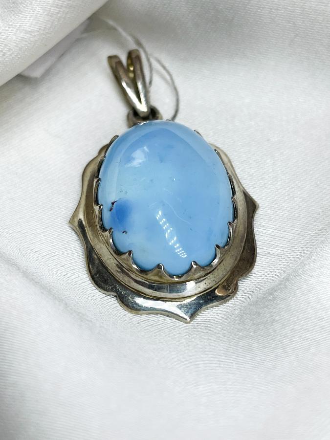 Кулон из серебра с бирюзой  U-9, фото 2