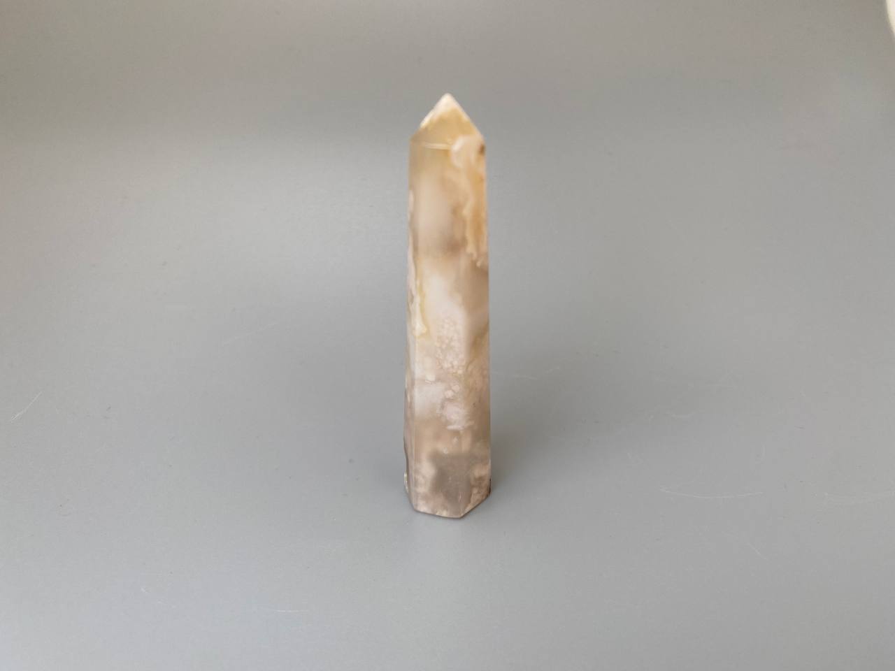 Столбик (обелиск) из цветочного халцедона 7,2х1,6х1,3 см ST-0008, фото 2