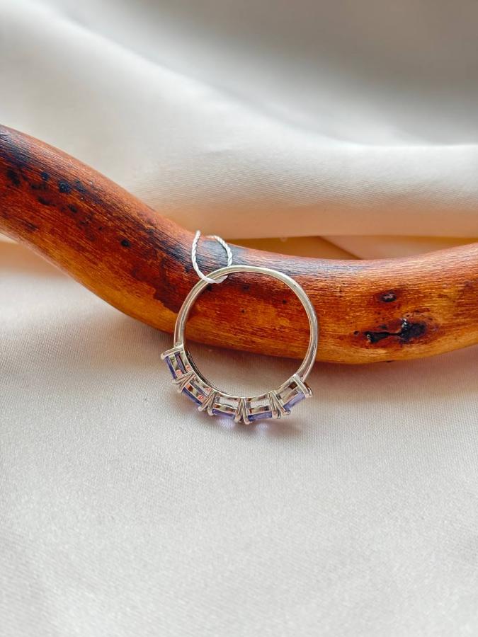 купить Кольцо из серебра с танзанитом  , фото 3