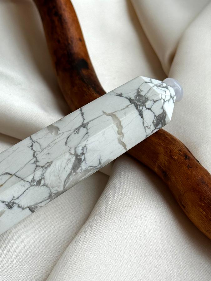 Столбик (обелиск) из магнезита, 8 х 1,9 см ST-0042, фото 3