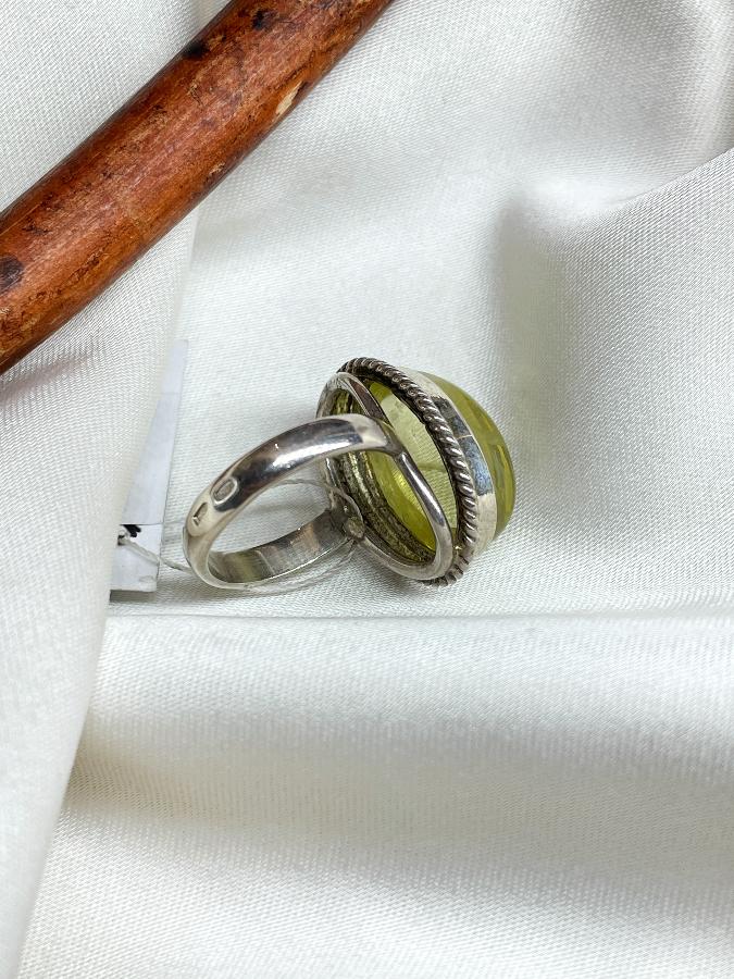 купить Кольцо из серебра с цитрином,16,5 размер  , фото 5