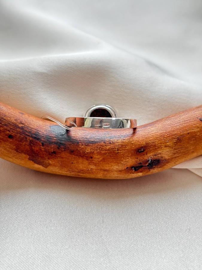 купить Кольцо из серебра с опалом (синтетический)  , фото 4