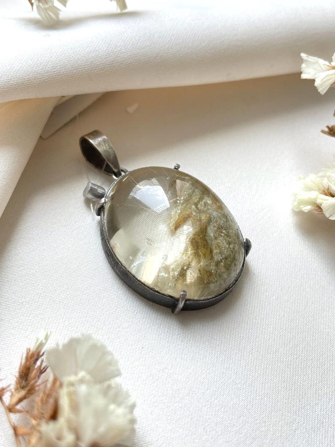 Кулон из серебра с кварцем 554306, фото 1