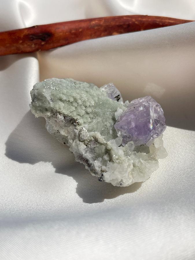 Флюорит, 2,3 х 3,8 х 5,1 см  OBM-1346, фото 5