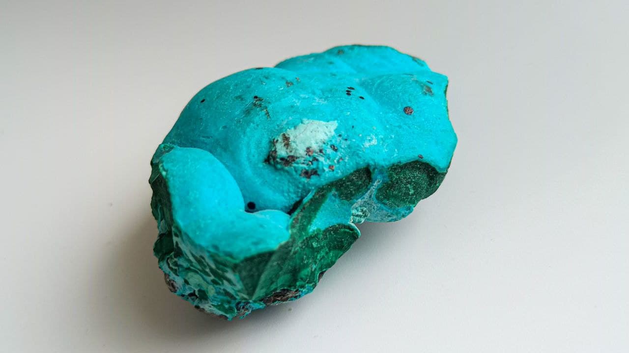 Малахит, хризоколла 5,8х4,5х2,2 см OBM-0085, фото 1