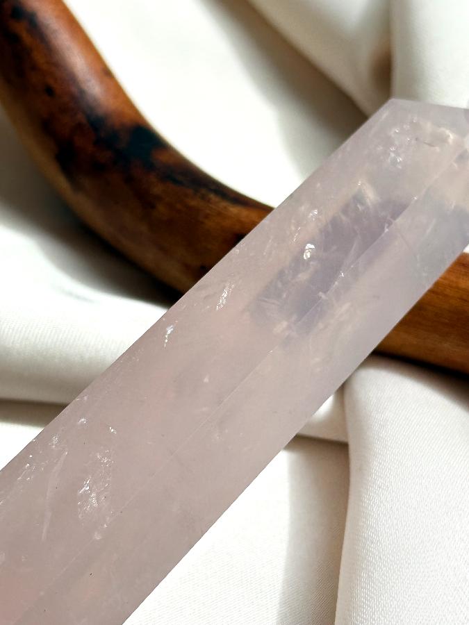 Столбик (обелиск) из розового кварца,9 х 2см ST-006, фото 3