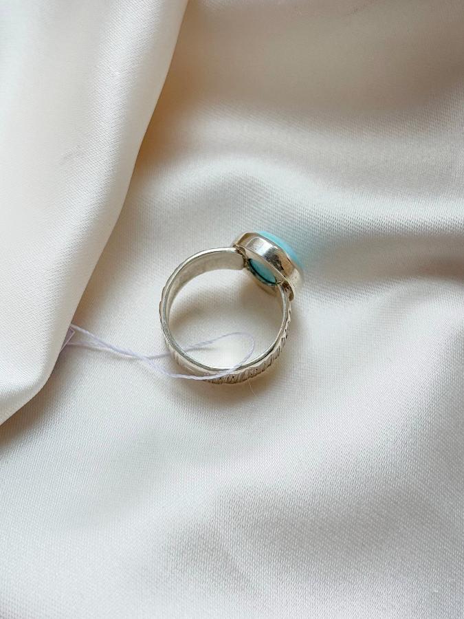 купить Кольцо из серебра с бирюзой,16 размер  , фото 2