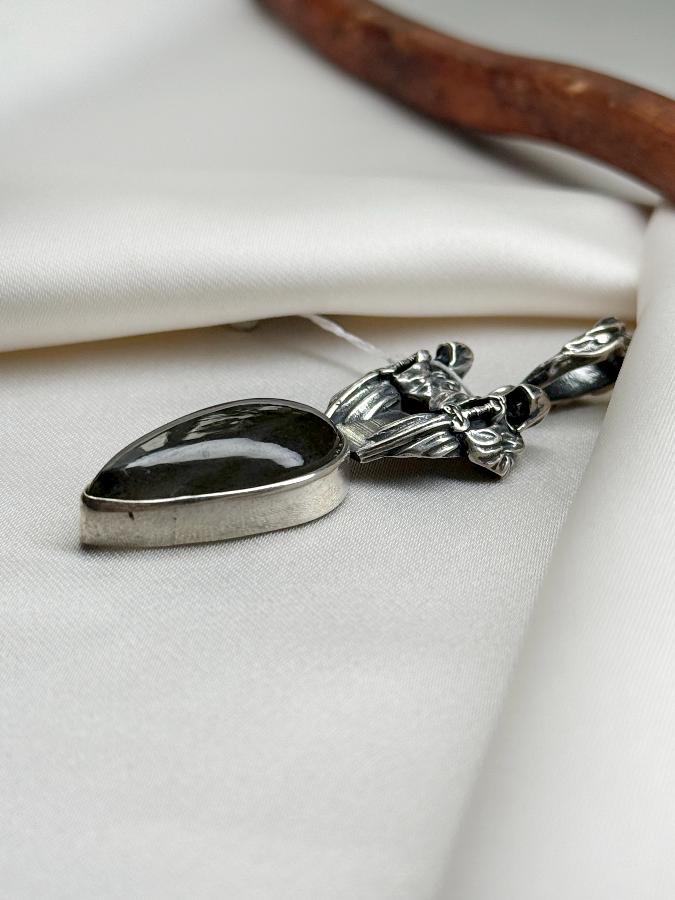 Кулон из серебра с лабрадором  U-3818, фото 3