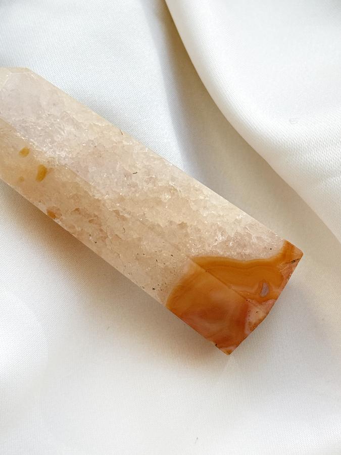 Столбик (обелиск) из сердолика, 8 х 2,7 см ST-0017, фото 4