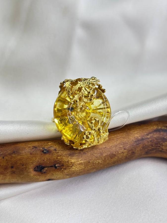 купить Кольцо из серебра с янтарем , фото 2