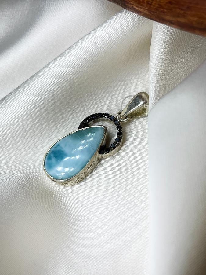 Кулон из серебра с ларимаром  U-2752, фото 3