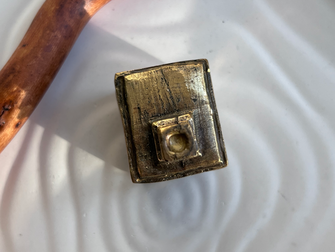Колокольчик в виде печки из бронзы  FGB-0095, фото 6