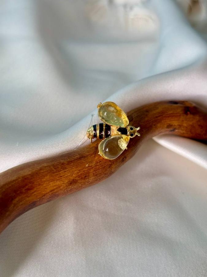 купить Брошь из серебра с янтарем , фото 3