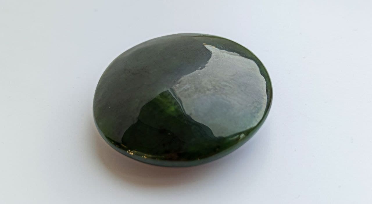 Камень антистресс  из нефрита круглый GAR-0007, фото 1