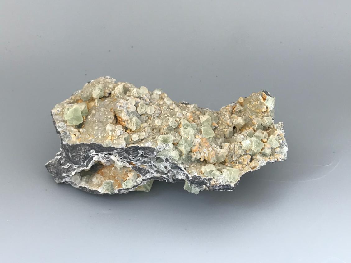 Флюорит,халцедон 13,3х7,4х5,4 см OBM-0005, фото 3