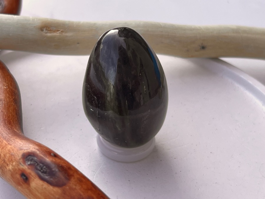 Яйцо из нефрита, 4,2 х 5,8 см JA-0084, фото 1