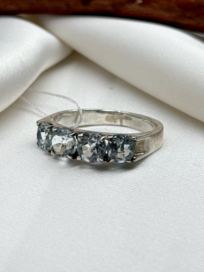 купить Кольцо из серебра с топазом,18 размер  , фото 1