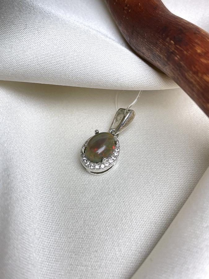 Кулон из серебра с опалом  U-2231, фото 3