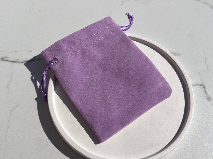 Бархатный мешочек сиреневого цвета , фото 2