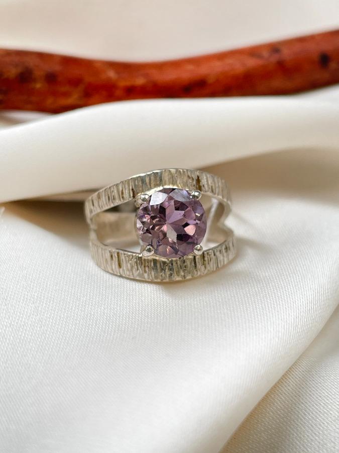 купить Кольцо из серебра с аметистом,16,5 размер  , фото 1