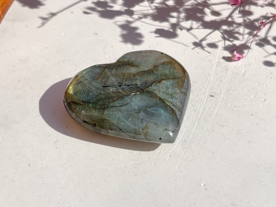 Сердце из лабрадора, 1 х 3,6 х 4 см SR-0049, фото 3