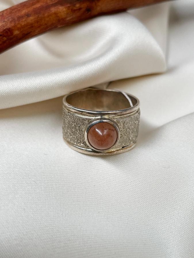 купить Кольцо из серебра с солнечником,17,5 размер , фото 5