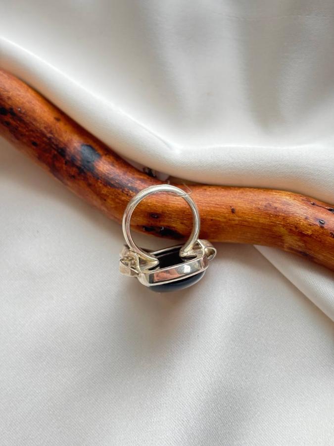 купить Кольцо из серебра с дымчатым кварцем  , фото 3