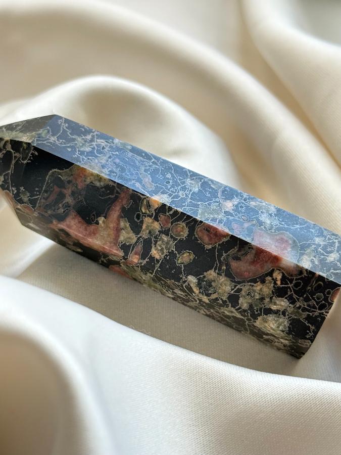 Столбик (обелиск) из яшмы, 8 х 2,5 см ST-0021, фото 3