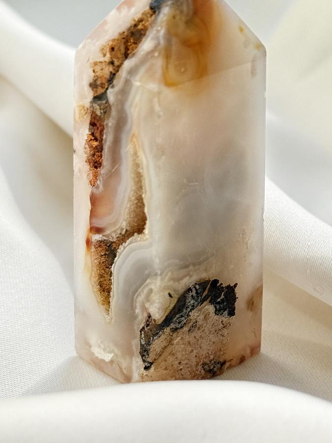 Столбик (обелиск) из халцедона, 6 х 2,2 см ST-0024, фото 2