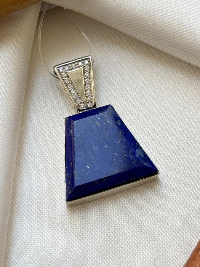 купить Кулон из серебра с лазуритом  , фото 1