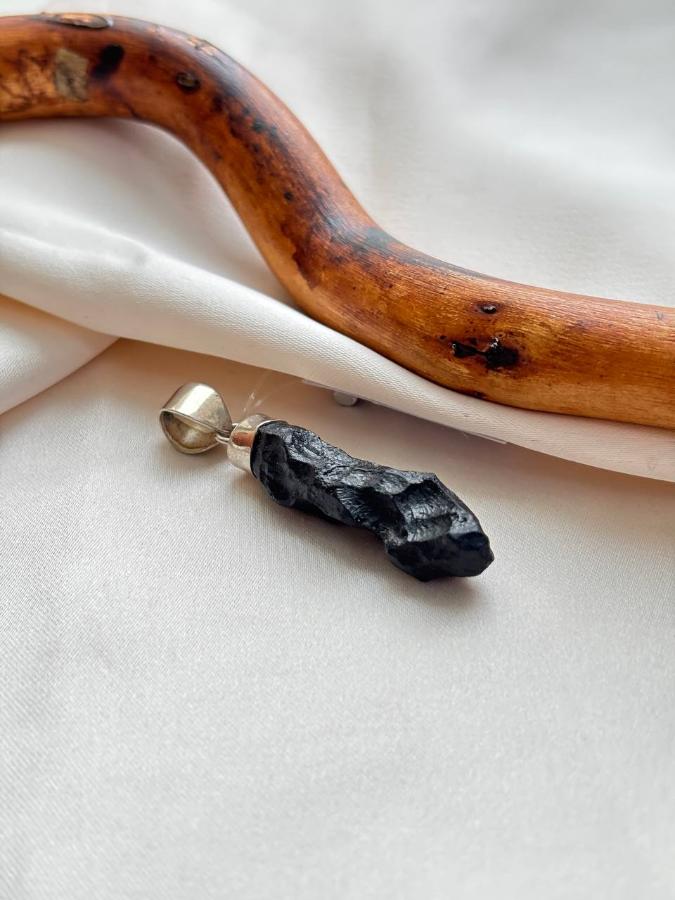 купить Кулон из серебра с тектитом  , фото 2