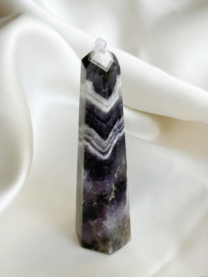 Столбик (обелиск) аметист, 8 х 2,5 см ST-0020, фото 1