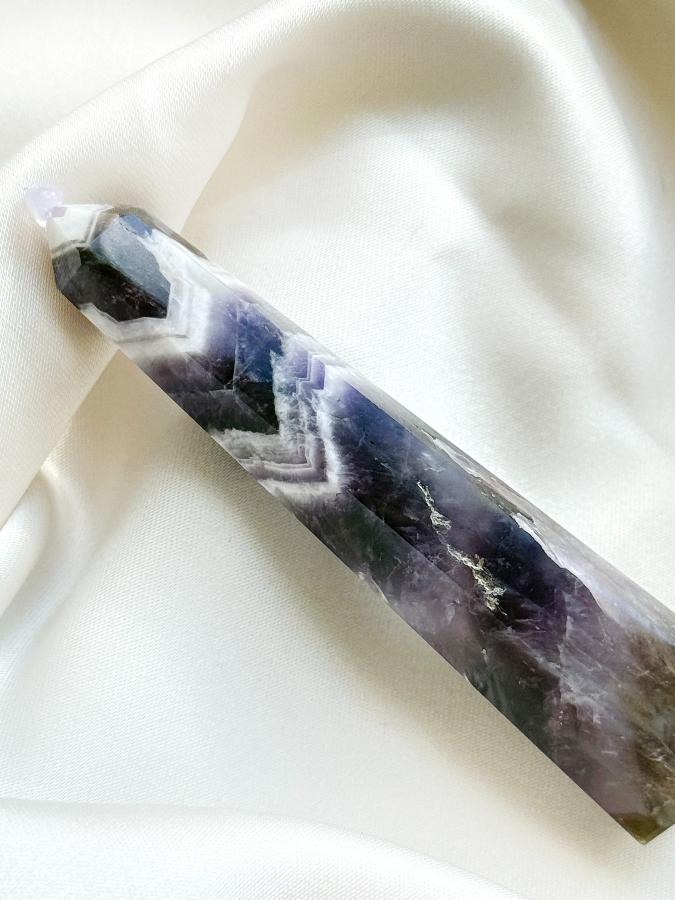 Столбик (обелиск) аметист, 8 х 2,5 см ST-0020, фото 2