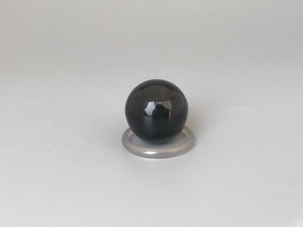 Шар из чёрного агата d-2,0 см SH-0053, фото 1