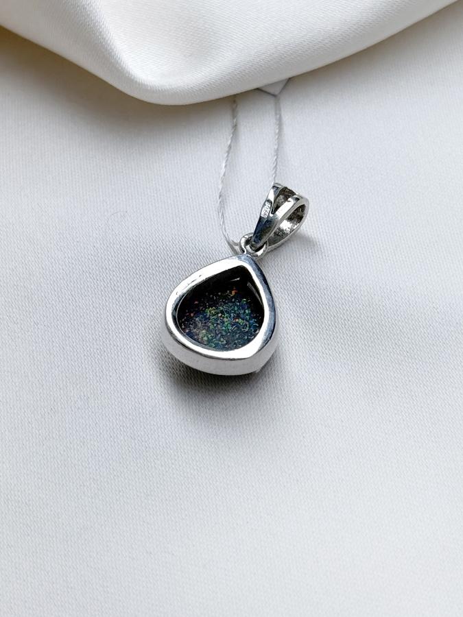 Кулон из серебра с опалом (искусственный)    U-4082, фото 4