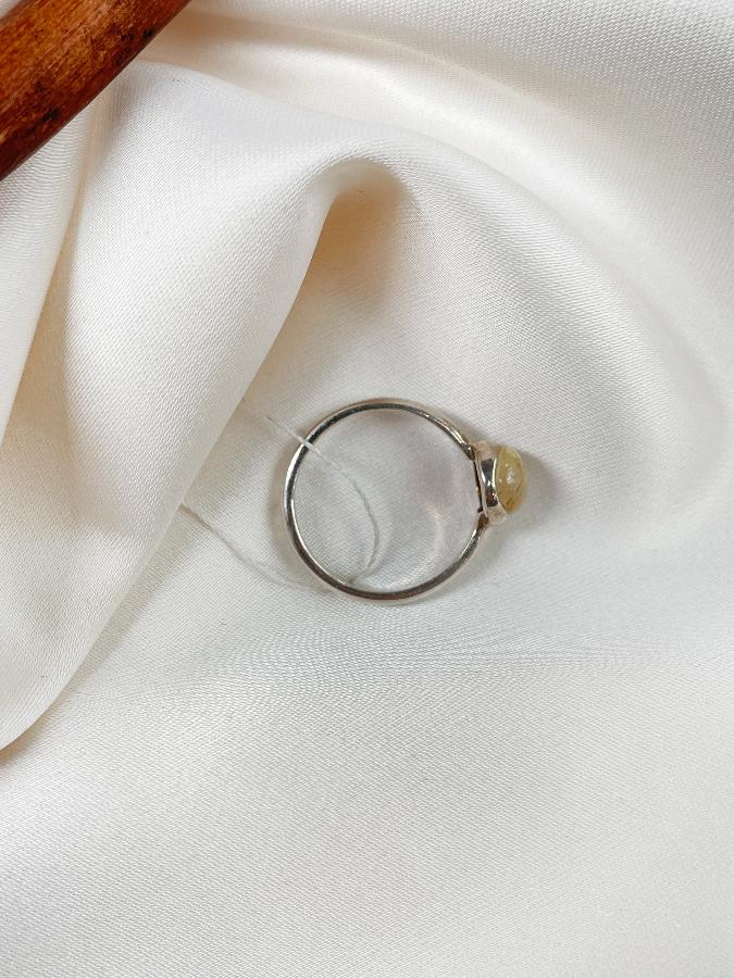 купить Кольцо из серебра с волосатиком,17,5 размер , фото 5