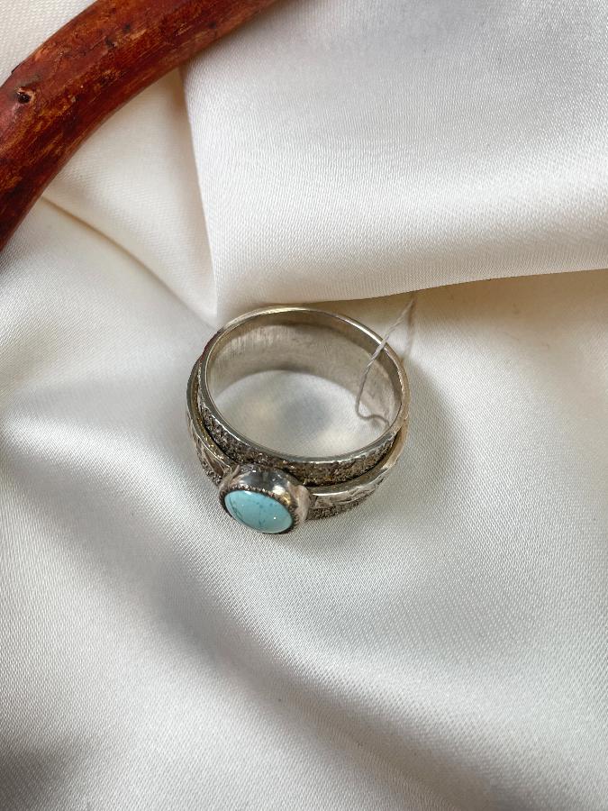 купить Кольцо из серебра с бирюзой,18 размер  , фото 5