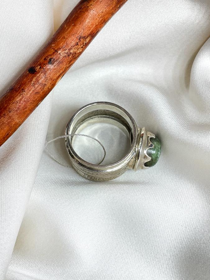 купить Кольцо из серебра с бериллом, 19 размер , фото 5