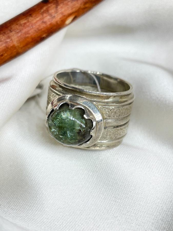 купить Кольцо из серебра с бериллом, 19 размер , фото 1